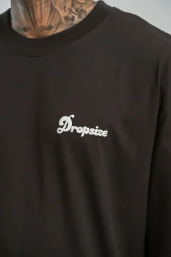 T-Shirt<Dropsize Heavy Grow Rich T-Shirt Washed Black