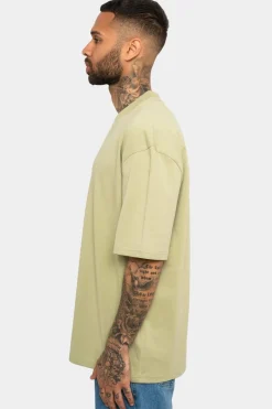 T-Shirt<Dropsize Heavy Hd Front Logo T-Shirt Pistachio