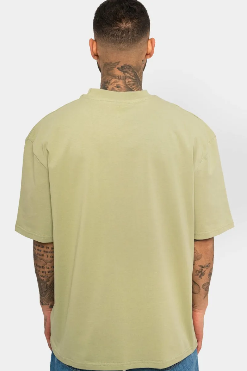 T-Shirt<Dropsize Heavy Hd Front Logo T-Shirt Pistachio