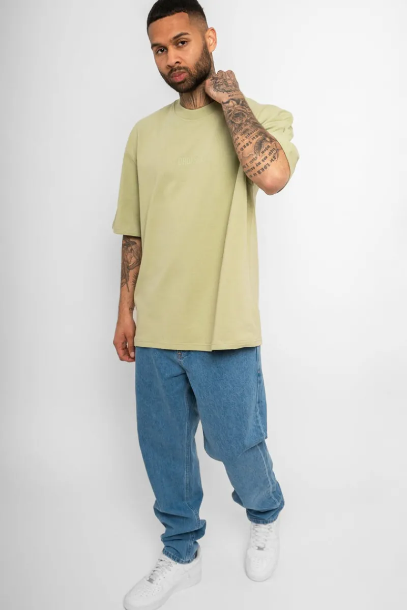 T-Shirt<Dropsize Heavy Hd Front Logo T-Shirt Pistachio