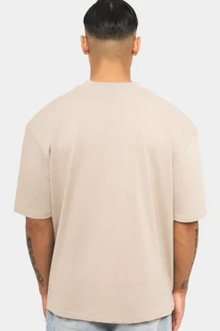 T-Shirt<Dropsize Heavy Hd Front Logo T-Shirt Stone