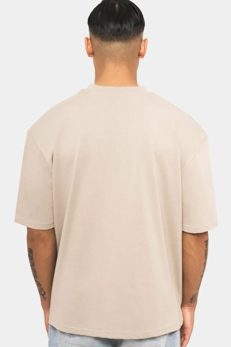 T-Shirt<Dropsize Heavy Hd Front Logo T-Shirt Stone
