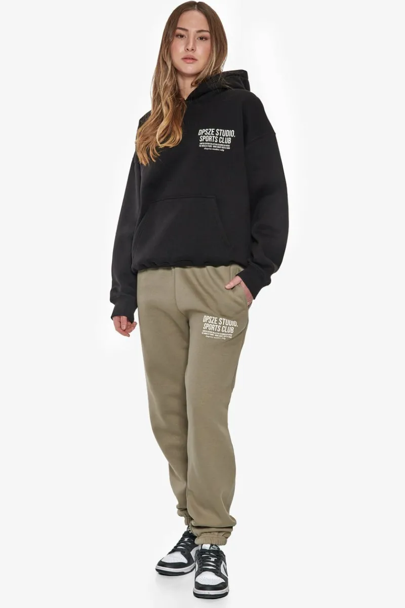 Frauen<Dropsize Heavy Ladies Sportsclub Jogger Khaki
