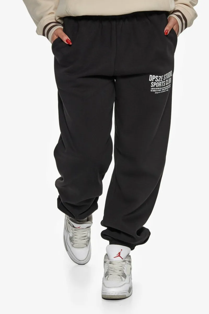 Frauen<Dropsize Heavy Ladies Sportsclub Jogger Black