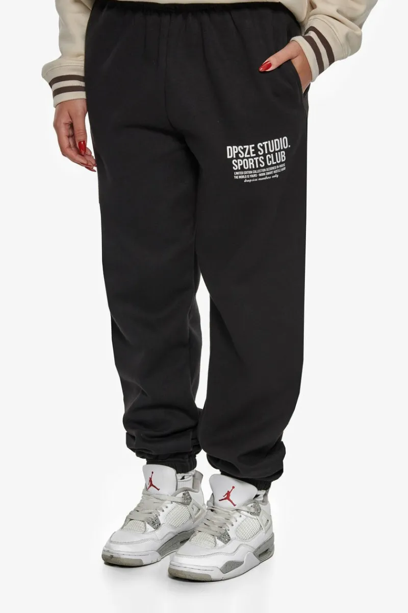 Frauen<Dropsize Heavy Ladies Sportsclub Jogger Black