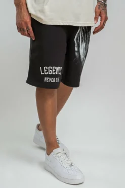 Shorts<Dropsize Heavy Legends Sweat Short Washed Black