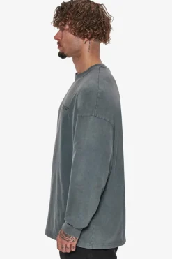 Sweater<Dropsize Heavy Longsleeve Washed Grey