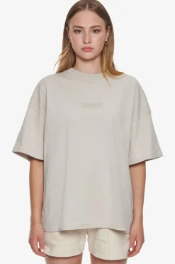 Frauen<Dropsize Heavy Middle Hd Print T-Shirt Moon Beam