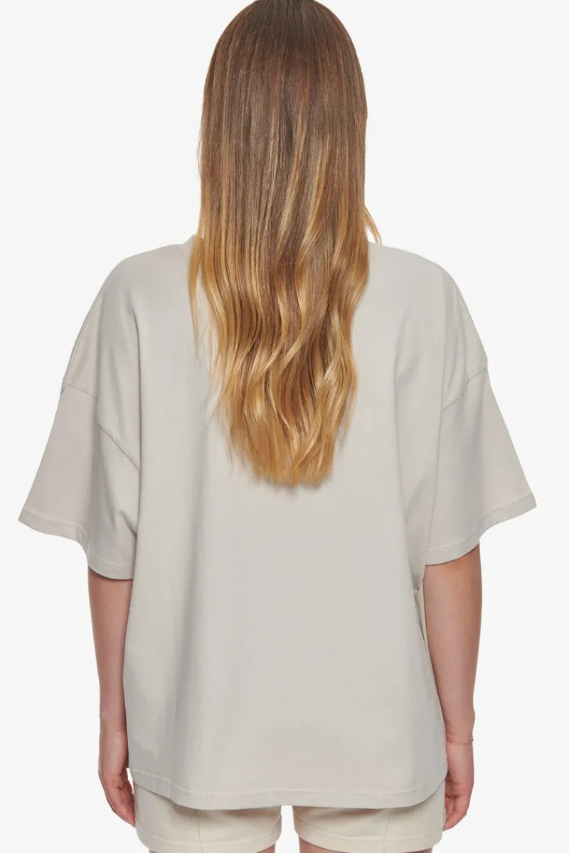 Frauen<Dropsize Heavy Middle Hd Print T-Shirt Moon Beam