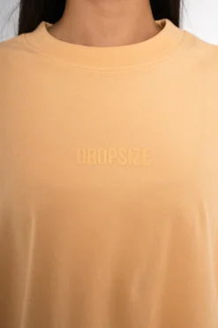 Frauen<Dropsize Heavy Middle Hd Print T-Shirt Washed Peach