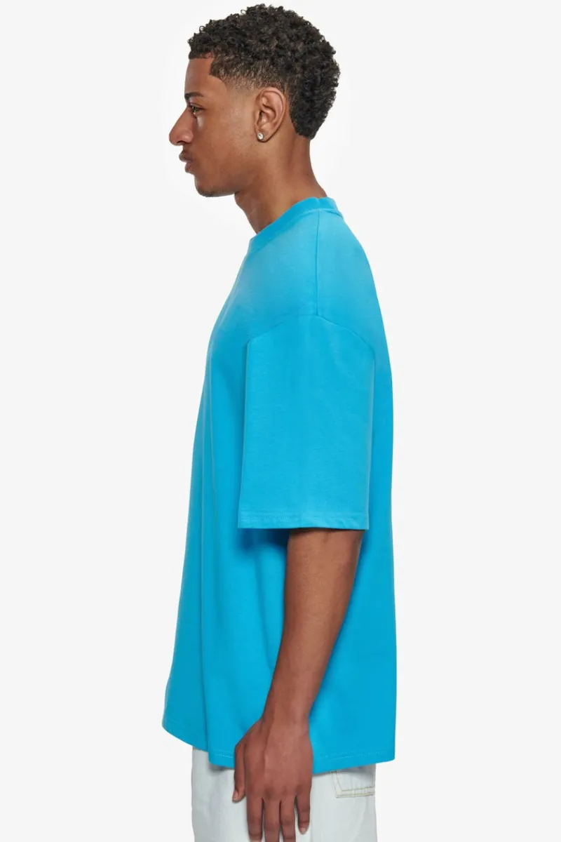 T-Shirt<Dropsize Heavy Overisze Hd Print T-Shirt River Blue