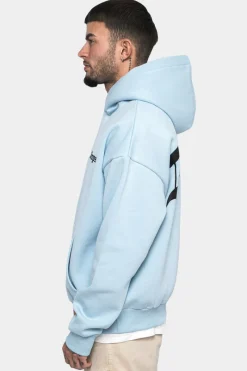 Hoodie<Dropsize Heavy Oversize Backprint Hoodie Baby Blue