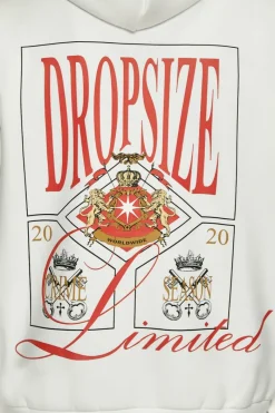 Hoodie<Dropsize Heavy Oversize Big Logo Hoodie Cream White