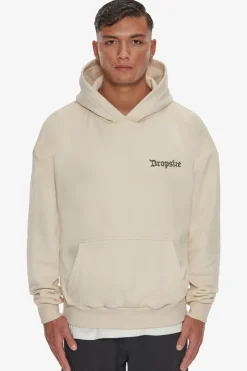 Hoodie<Dropsize Heavy Oversize Broken Heart Hoodie Coconut Milk
