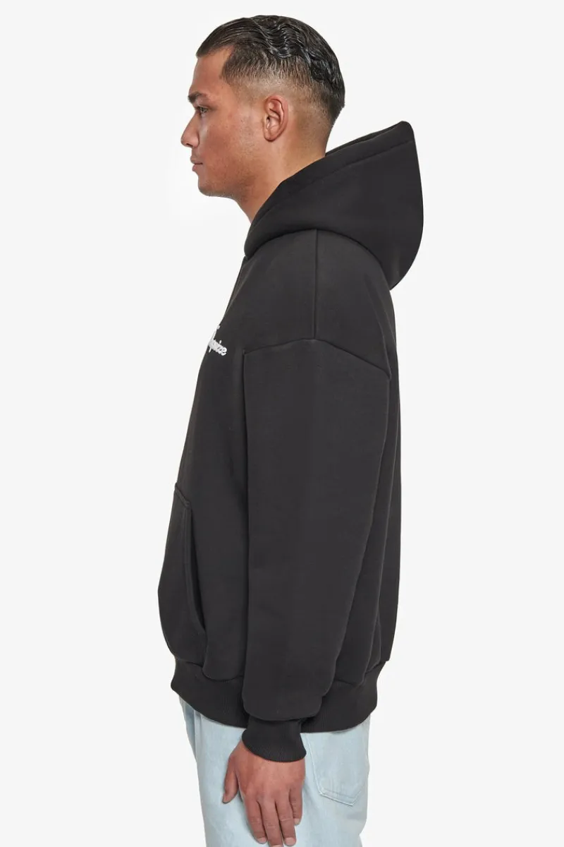 Hoodie<Dropsize Heavy Oversize Bubble Logo Hoodie Black