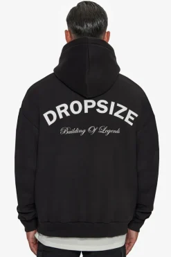 Hoodie<Dropsize Heavy Oversize Building Of Legends Hoodie Black