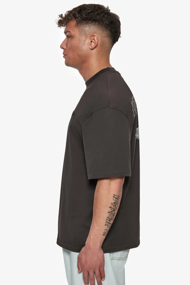 T-Shirt<Dropsize Heavy Oversize Caress Doves T-Shirt Washed Black