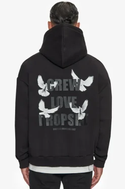 Hoodie<Dropsize Heavy Oversize Carrying Dove Hoodie Black