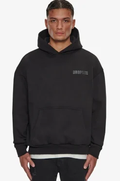 Hoodie<Dropsize Heavy Oversize Carrying Dove Hoodie Black