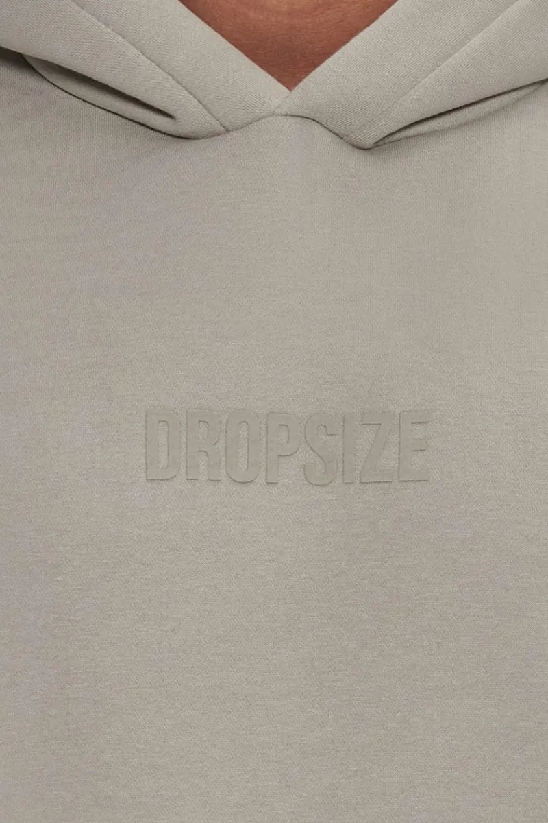 Hoodie<Dropsize Heavy Oversize Center Hd Hoodie Stone