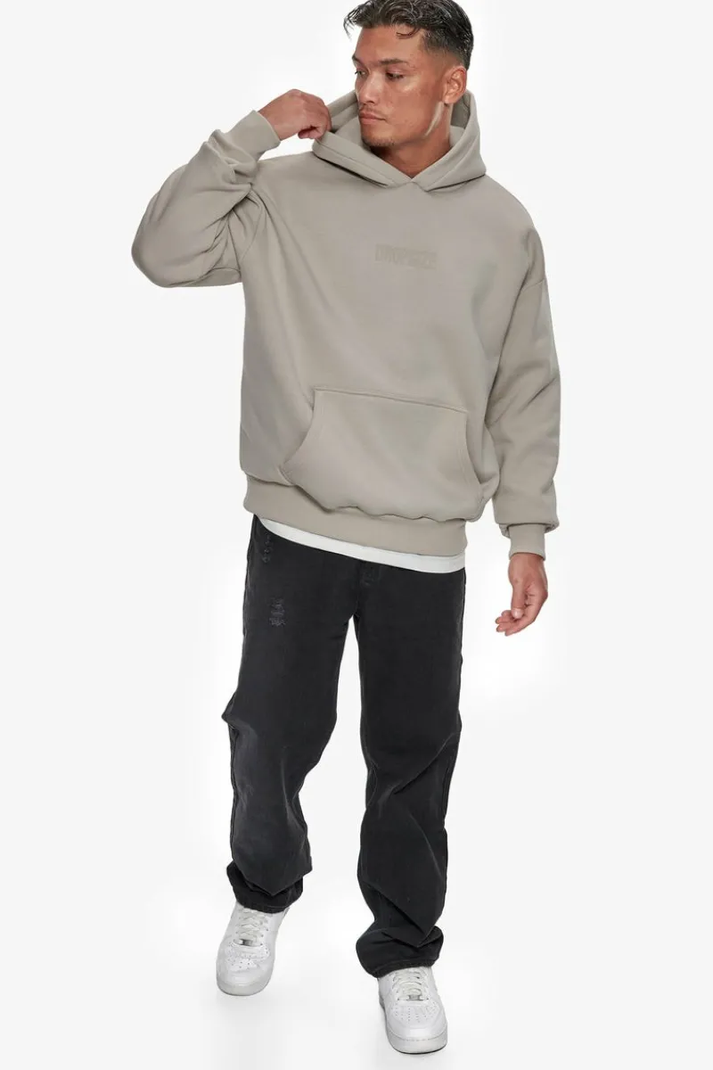 Hoodie<Dropsize Heavy Oversize Center Hd Hoodie Stone