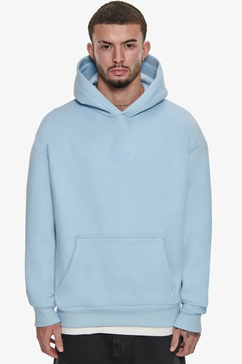 Hoodie<Dropsize Heavy Oversize Center Hd Hoodie Baby Blue