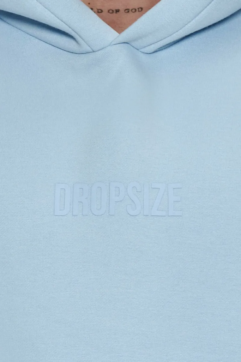 Hoodie<Dropsize Heavy Oversize Center Hd Hoodie Baby Blue