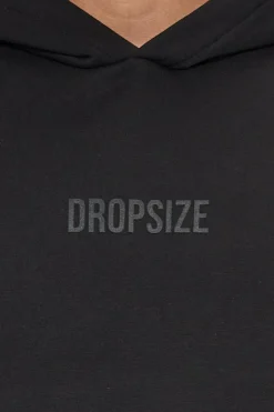 Hoodie<Dropsize Heavy Oversize Center Hd Hoodie Black