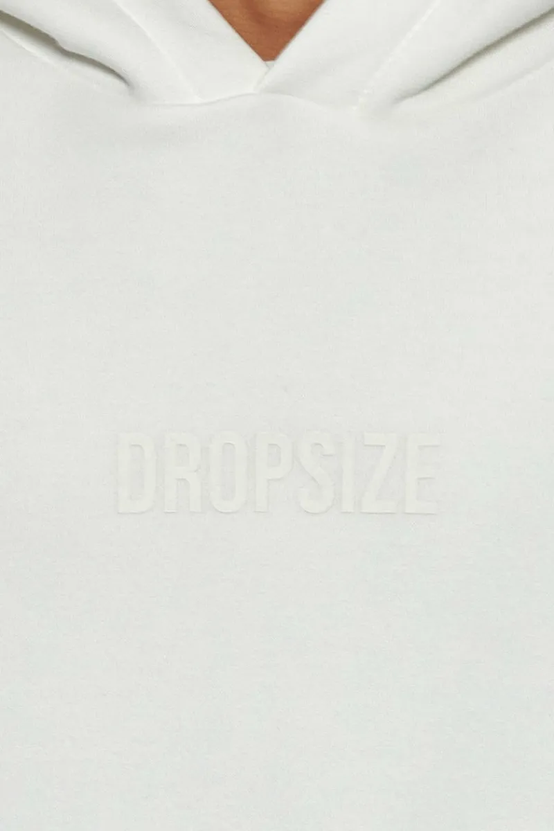 Hoodie<Dropsize Heavy Oversize Center Hd Hoodie Cream White