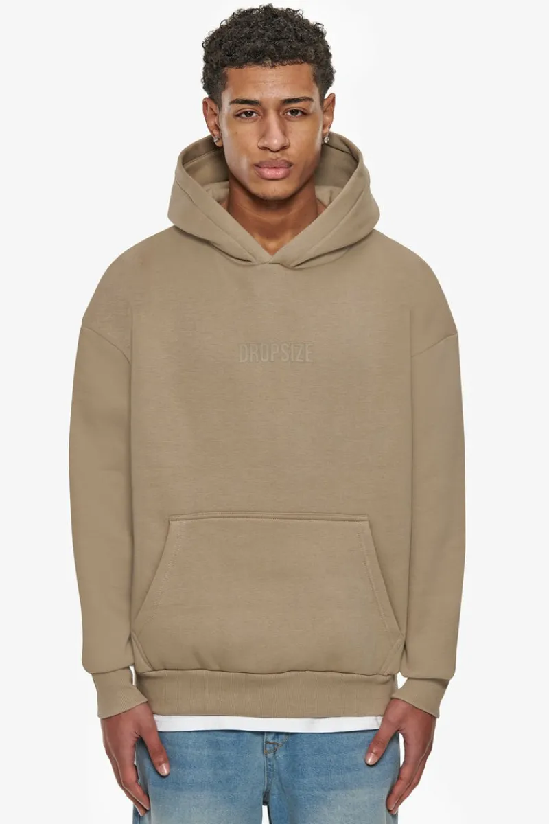 Hoodie<Dropsize Heavy Oversize Center Hd Hoodie Weathered Teak
