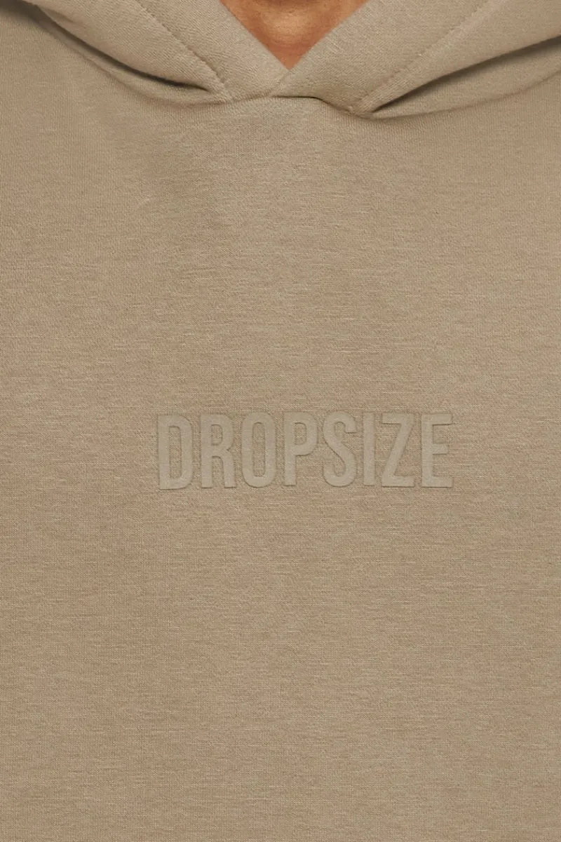 Hoodie<Dropsize Heavy Oversize Center Hd Hoodie Weathered Teak