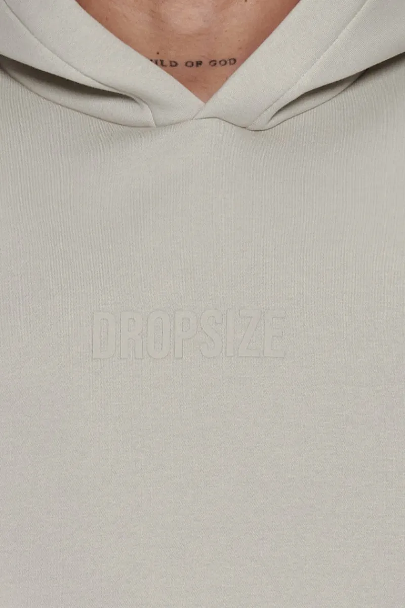 Hoodie<Dropsize Heavy Oversize Center Hd Hoodie Moon Beam