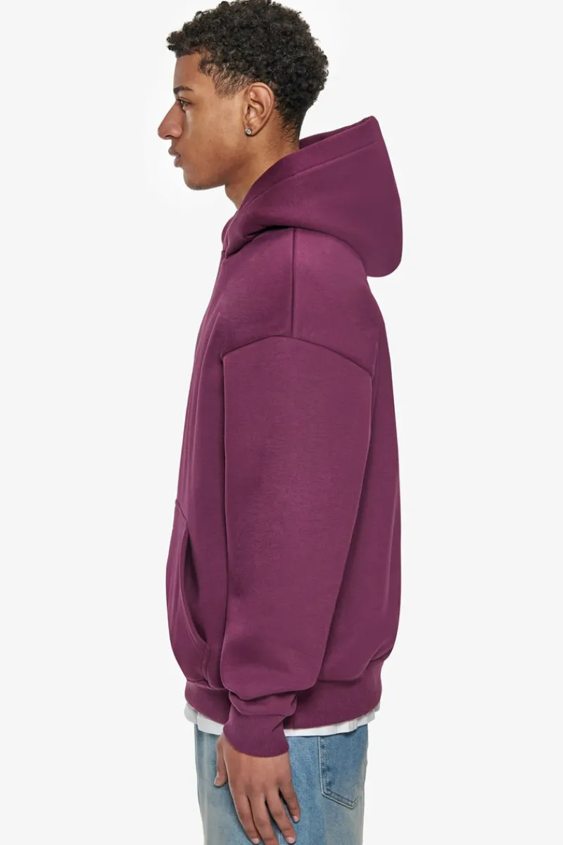 Hoodie<Dropsize Heavy Oversize Center Hd Hoodie Grape Wine