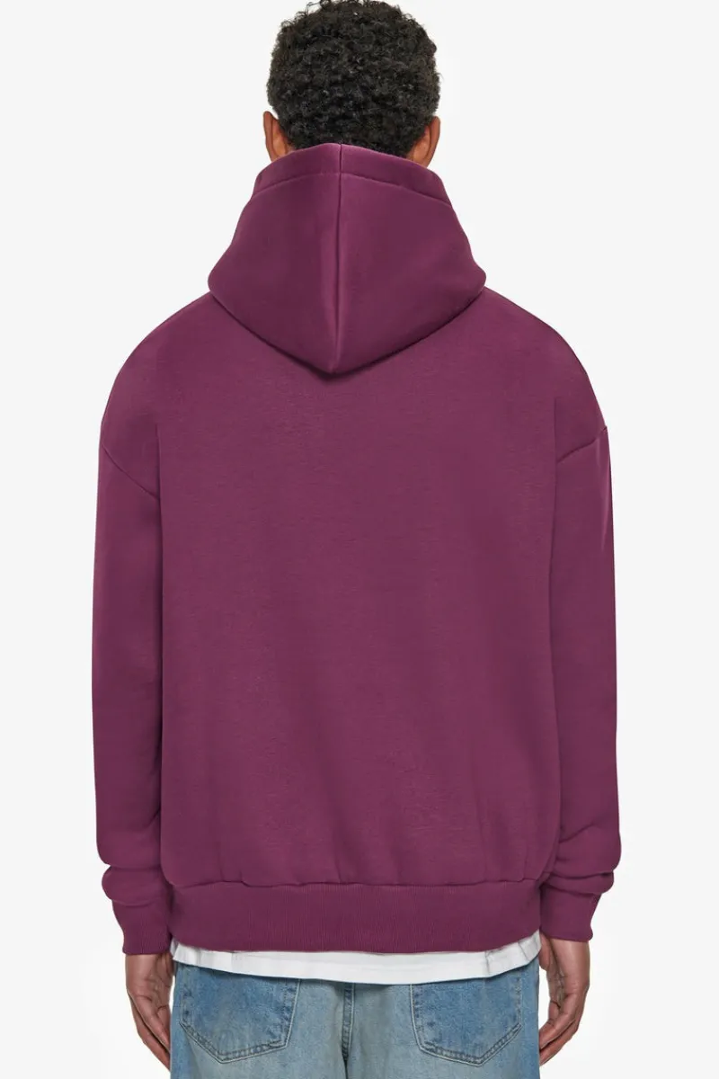 Hoodie<Dropsize Heavy Oversize Center Hd Hoodie Grape Wine