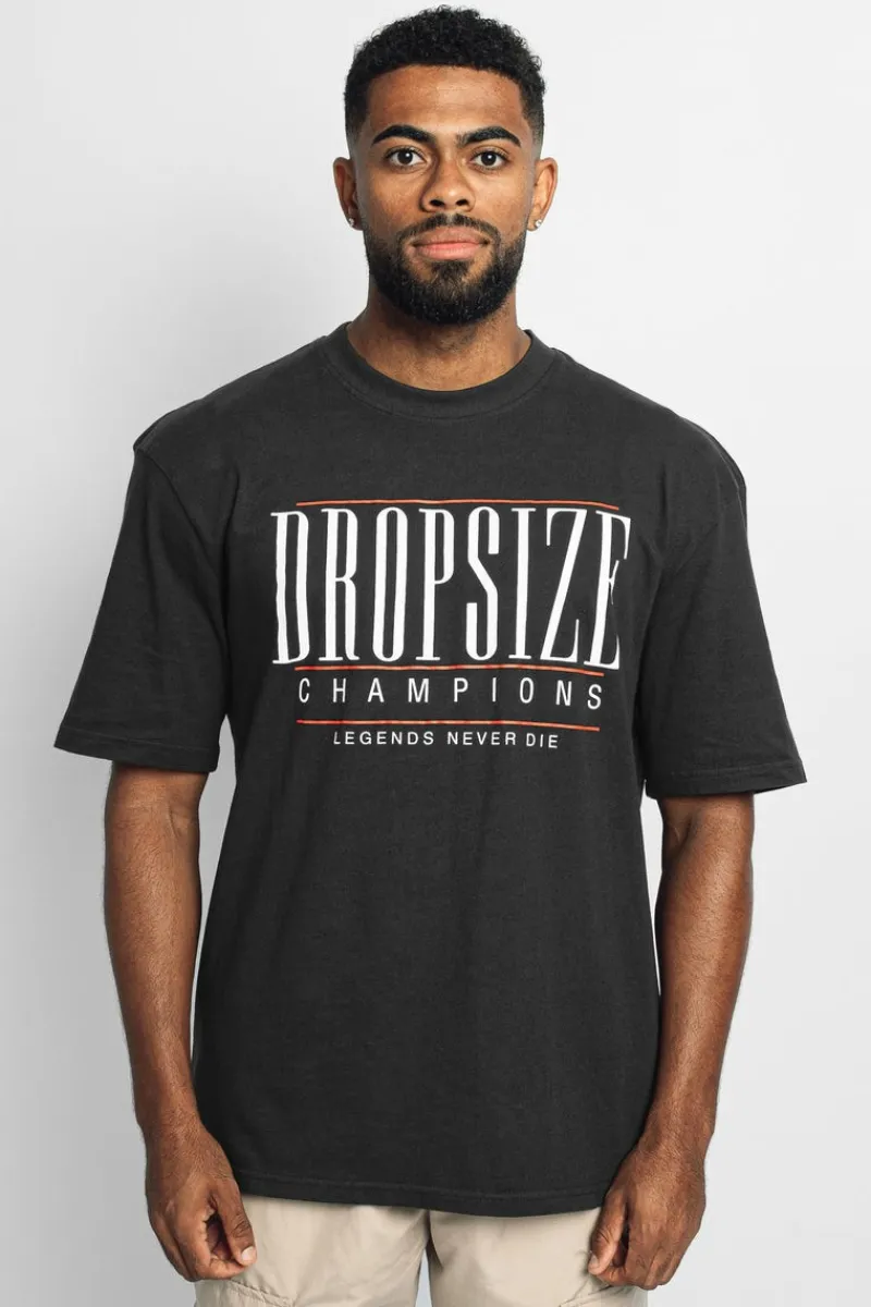 T-Shirt<Dropsize Heavy Oversize Champions T-Shirt Washed Black