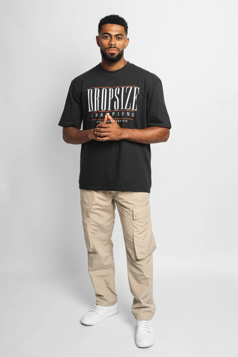 T-Shirt<Dropsize Heavy Oversize Champions T-Shirt Washed Black