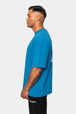 T-Shirt<Dropsize Heavy Oversize Circle Design T-Shirt Royal Blue