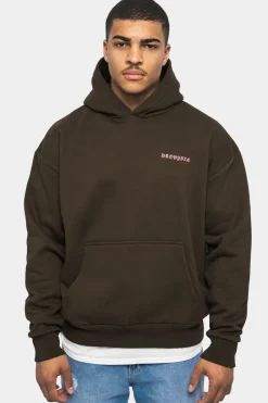 Hoodie<Dropsize Heavy Oversize Circle Hoodie Chocolate Brown