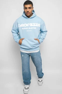 Hoodie<Dropsize Heavy Oversize Cloud Buster Hoodie Baby Blue