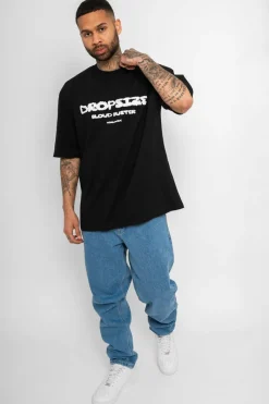 T-Shirt<Dropsize Heavy Oversize Cloud Buster T-Shirt Black