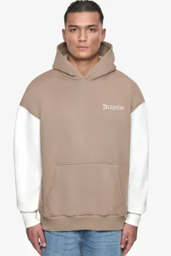 Hoodie<Dropsize Heavy Oversize Cream Sleeve Hoodie Silver Mink