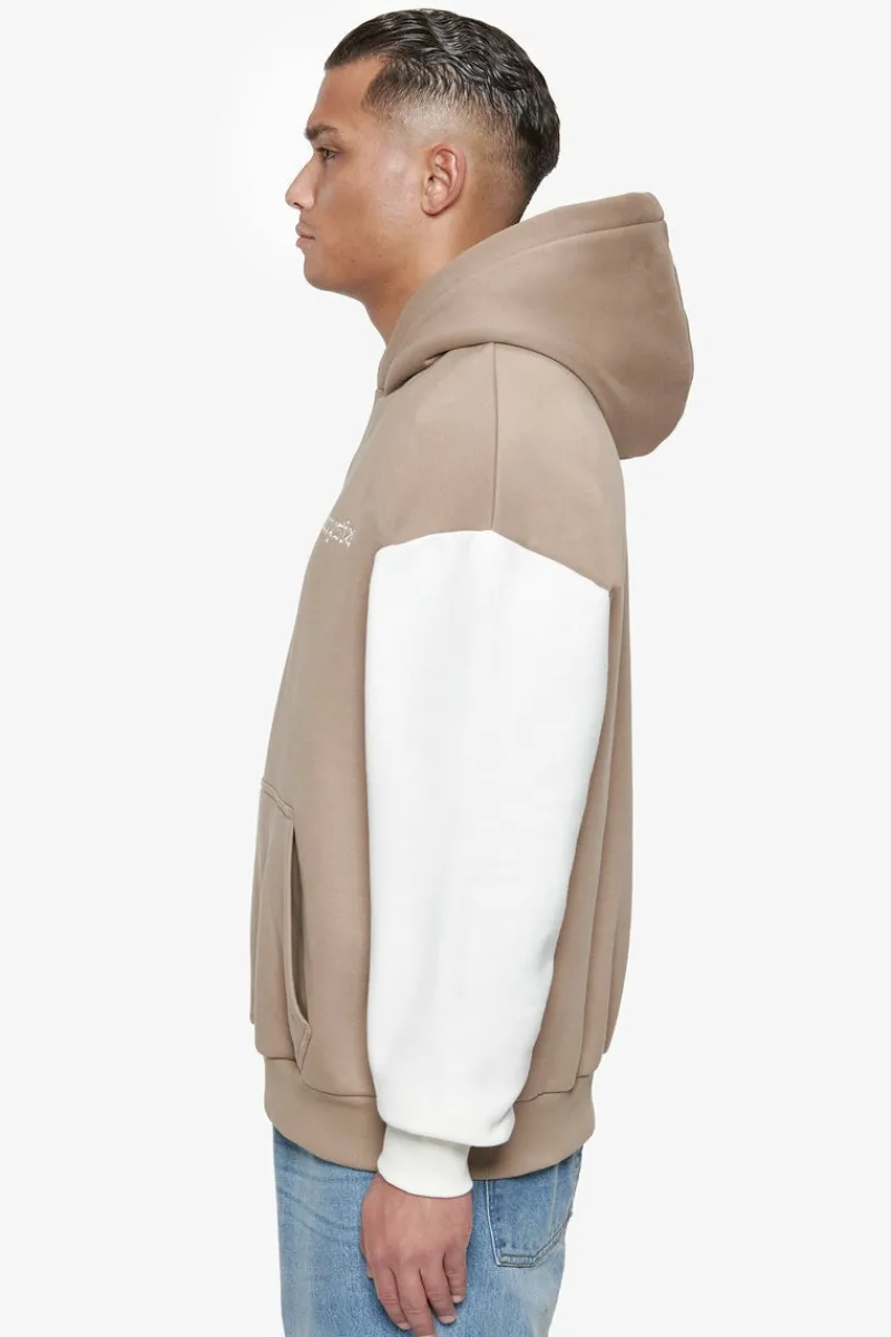 Hoodie<Dropsize Heavy Oversize Cream Sleeve Hoodie Silver Mink