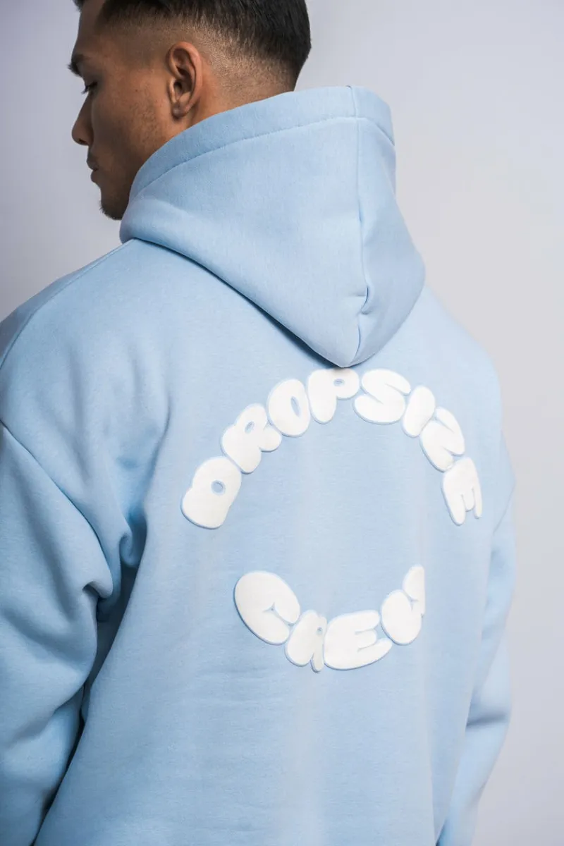 Hoodie<Dropsize Heavy Oversize Crew Hoodie Baby Blue