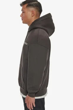 Hoodie<Dropsize Heavy Oversize Crew Love Dove Hoodie Washed Black