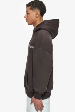 Hoodie<Dropsize Heavy Oversize Crew Love Globe Hoodie Washed Black