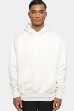 Hoodie<Dropsize Heavy Oversize ''Crew Love'' Hoodie Cream White