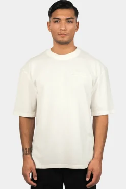 T-Shirt<Dropsize Heavy Oversize ''Crew Love'' T-Shirt Cream
