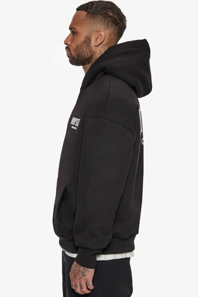 Hoodie<Dropsize Heavy Oversize Crime Club Hoodie Black