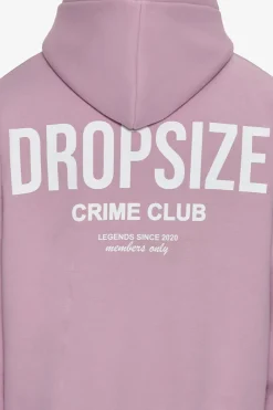 Hoodie<Dropsize Heavy Oversize Crime Club Hoodie Lilac