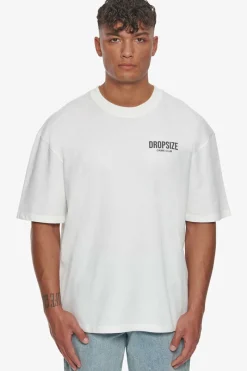 T-Shirt<Dropsize Heavy Oversize Crime Club T-Shirt Cream White